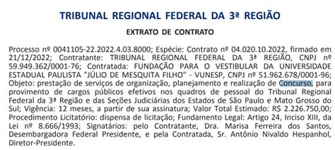 último edital trf 3.